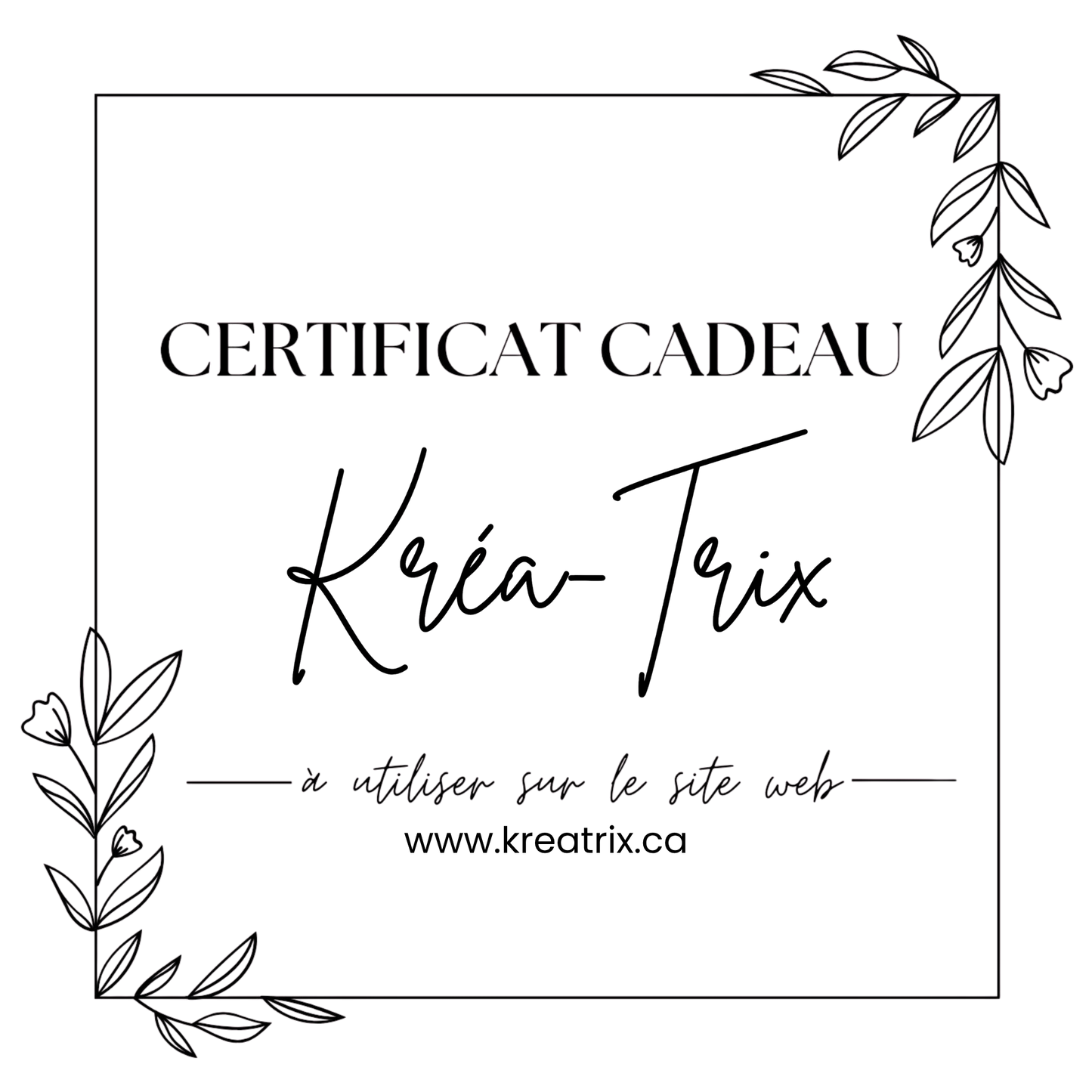 Certificat cadeau